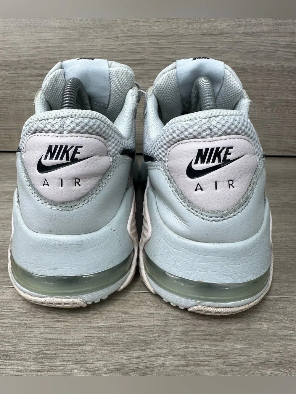 Nike Women's Air Max Excee CD5432-002 White Dust Pink Leather Sneakers Size 9.5